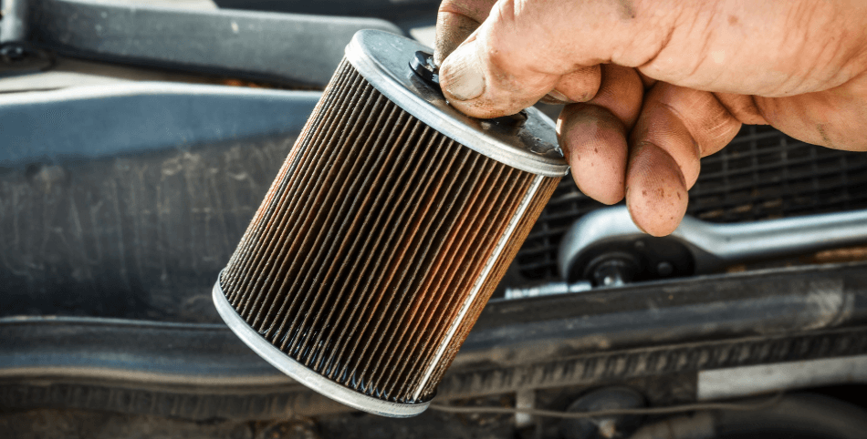 What is the fuel filter replacement frequency for optimal engine function?  